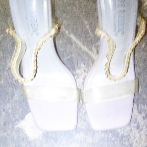 Cape Robbin Gold Strappy Heels